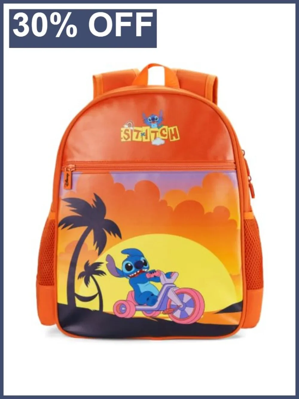 Kids Disney Stitch Backpack 12L Lightweight School Daypack with Chest Buckle